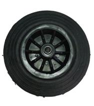 RODA BORRACHA MACIÇA PARA CARRIHHOS E CONTAINERS PLASTICOS R 82 PMN Até 140 Kgs