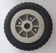 Roda borracha maciça para carrinhos r 250/4 250x4 mf até 120 kgs Roda borracha maciça para carrinhos r 250/4 250x4 mf até 120 kgs