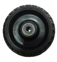 RODA BORRACHA MACIÇA PARA CARRINHOS R 62 STRE Até 250 Kgs