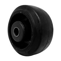 Roda borracha moldada 4 pol 150kg p/ rodízio