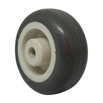 Roda borracha termoplástica 2 pol 40kg p/ rodízio