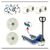 Roda Carga+direcional+reparo Paletrans Tm2220+rolamentos