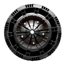Roda Carrinho de Mão Flexborder Antifuro 100kg 350 Diametro 3/4" Fbpneu