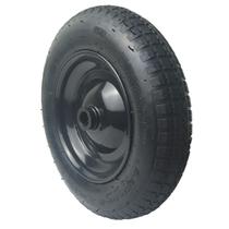 Roda com Pneu e Câmara 3.25x8 Rolete 1 Polegada Tração Humana Borrachas Londrina