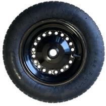 Roda com Pneu E Câmara para Carrinho De Mão Reforçado 3,25x8 Pintada com Tinta Epóxi Preta Roda com Pneu E Câmara para Carrinho De Mão Reforçado 3,25x8 Pintada com Tinta Epóxi Preta