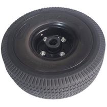 Roda Completa P/Carrinho Mao 350-4 Maciça Preto 7/8 Rolete Roda Completa P/Carrinho Mao 350-4 Maciça Preto 7/8 Rolete