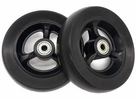 Roda de 5'' soft rool maciça (par)