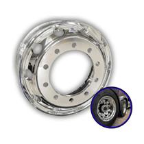 Roda de Alumínio Alcoa Caminhão e Ônibus, para Pneu 295 e 275, Aro 22,5 x 8,25, Borda Larga Roda de Alumínio Alcoa Caminhão e Ônibus, para Pneu 295 e 275, Aro 22,5 x 8,25, Borda Larga
