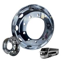Roda de Aluminio Alcoa P/Onibus Auto Brilho 22,5 x 8,25
