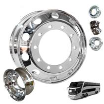 Roda de Aluminio Alcoa P/Onibus Auto Brilho 22,5 x 8,25