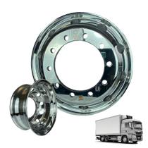 Roda de Alumínio Auto-Brilho BZ pol. Int/Ext P/Caminhão