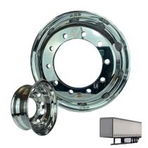 Roda de Alumínio Auto-Brilho BZ pol. Int/Ext P/Carreta