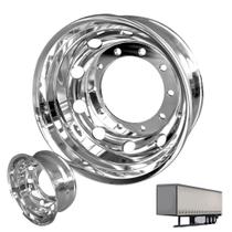 Roda de Aluminio Polimento Interno p/Carreta 22,5 x 8,25 - Pomlead