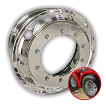Roda de Alumínio XBRI para Caminhão, Aro 22,5, Pneu 295 ou 275, Borda Larga