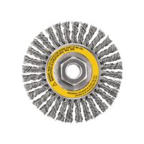 Roda de arame DEWALT DW49202 6,5x16,5x5/8-11 HP 5,5 mm de carbono