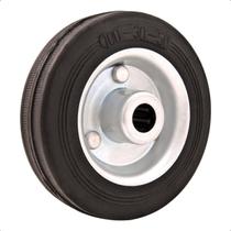 Roda de borr. 5" leve 100kg eixo rolete 15mm Roda de borr. 5" leve 100kg eixo rolete 15mm