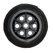 Roda De Borracha 6 Maciça Miolo De Plástico Até 50 kg * 8723 Roda De Borracha 6 Maciça Miolo De Plástico Até 50 kg * 8723