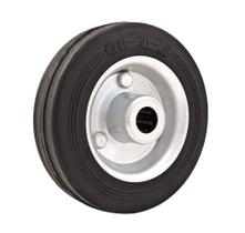 Roda De Borracha 8 Leve 150kg Eixo Rolamento Rolete 20mm Nú