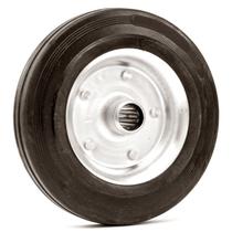 Roda De Borracha Maciça 8" Rodizio Para Carrinho Carga 200Kg