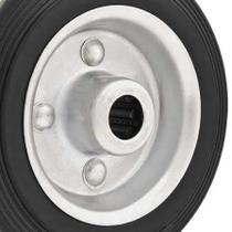 Roda De Borracha Média - Preta 5 - 127mm - REF: 3579538741 - VONDER