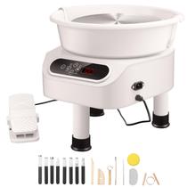 Roda de cerâmica VEVOR 11 polegadas 450W para adultos com LCD branco Roda de cerâmica VEVOR 11 polegadas 450W para adultos com LCD branco