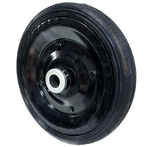 Roda De Chapa Estampada 10" Pneu Maciço P/ Carrinho Armazém 11795