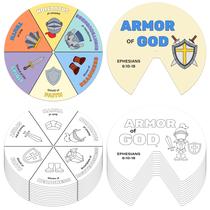 Roda de cores Craft CoConny Armor Of God, 24 conjuntos para crianças