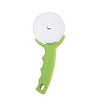 Roda de corte de pizza, aço inoxidável, verde, ergonômica Roda de corte de pizza, aço inoxidável, verde, ergonômica