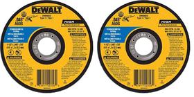 Roda de corte DEWALT DW8062S Cree Thin de 4,5 polegadas (pacote com 2)