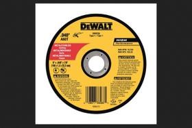 Roda de Corte DEWALT DW8725 (115mm) - Pacote com 25 Unidades (6" x 1mm x 22mm A60T)