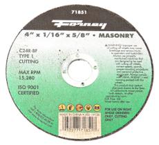Roda de corte Forney 71851 Alvenaria 10 cm x 1,6 mm