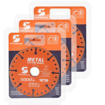 Roda de corte WildBossy Diamond 75 mm 3/8 Arbor Hole 3 unidades Roda de corte WildBossy Diamond 75 mm 3/8 Arbor Hole 3 unidades