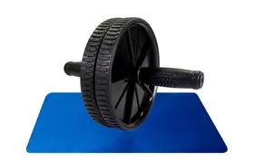 Roda De Exercício Abdominal Dupla Com Apoio - Fit Funcional Lombar Roda De Exercício Abdominal Dupla Com Apoio - Fit Funcional Lombar