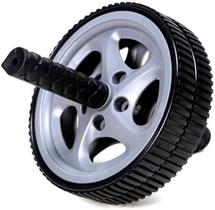 Roda de Exercício Abdominal Plus - Cinza - LIVEUP Roda de Exercício Abdominal Plus - Cinza - LIVEUP