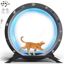 Roda de Exercício para Gatos GTRACING 102 cm em Metal para Uso Interno, Grande
