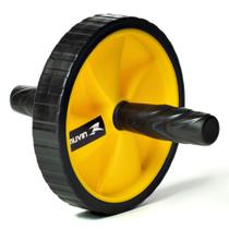 Roda de Exercícios Abdominais Muvin para Treinamento de Força Abdominal Lombar - Rolo, Rolinho, Rodinha Fitness Academia