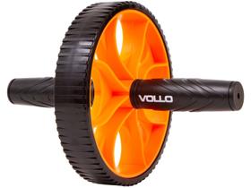 Roda de Exercícios Abdominais Preta e Laranja Vollo Roda de Exercícios Abdominais Preta e Laranja Vollo