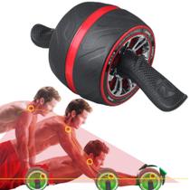 Roda De Exercícios Abdominal Abs Rollers Fitness Mola Interna e Punhos Ergonômicos - LGC128 - Eletrônica Total