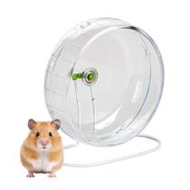 Roda De Exercicios Para Hamster Prime Com Suporte Transparente Jel Plast Pet Roe