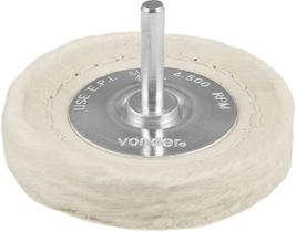 Roda de feltro/pano 3x1/2" haste 1/4" p/ polimento Vonder