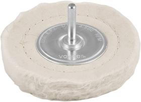 Roda de feltro/pano 4x1/2" haste 1/4" para polimento - Vonder