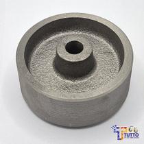 RODA DE FERRO 3" P/ MACACO JACARÉ 2T - POTENTE BRASIL - Roda Giratória de Ferro Fundido