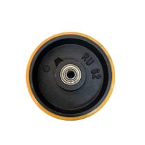 Roda de Ferro com Poliuretano RU 62S com Rol 6003 - 150mm x 50mm Roda de Ferro com Poliuretano RU 62S com Rol 6003 - 150mm x 50mm