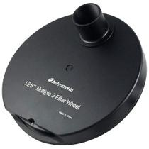 Roda de filtro Astromania de 1,25 polegadas para telescópio com 9 filtros Roda de filtro Astromania de 1,25 polegadas para telescópio com 9 filtros