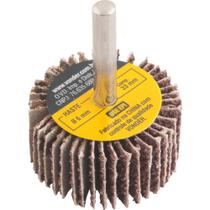 Roda de lixa 40 x 20 mm com haste grão 36 (36) Roda de lixa 40 x 20 mm com haste grão 36 (36)
