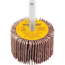 Roda de Lixa 40x25mm com Haste G100 - Vonder