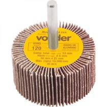 Roda de lixa 50 x 25 mm com haste grão 120 (120)