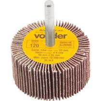 Roda De Lixa 50mm x 25mm Com Haste G-120 Vonder