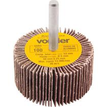 Roda de Lixa 50x25mm com Haste G100 - Vonder