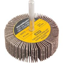 Roda de lixa 60 mm x 20 mm com haste grão 80 (80)